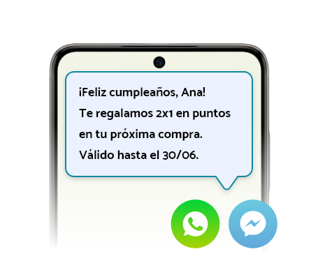 Promociona enviando SMS y WhatsApp
