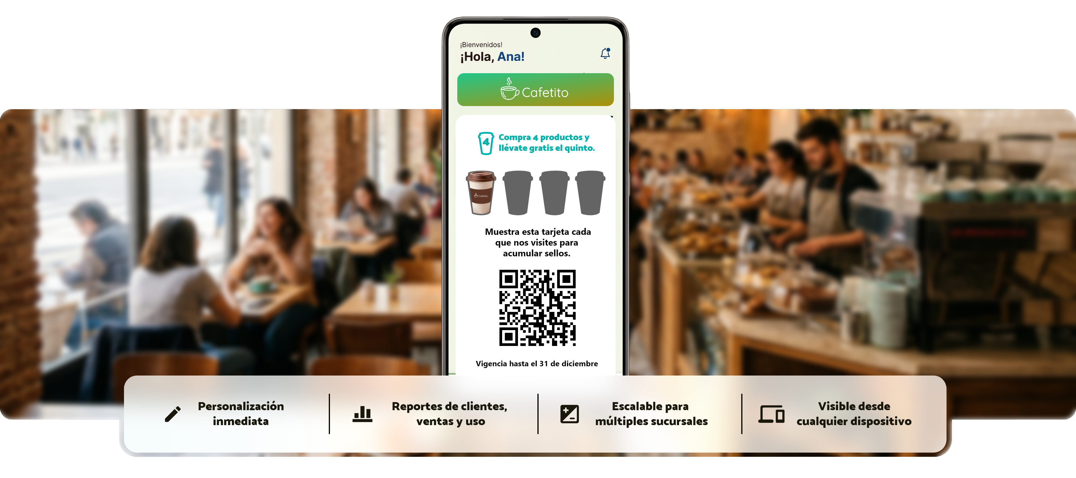 Brick Loyalty - Tarjeta de sellos digital para pequeños negocios